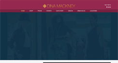 Desktop Screenshot of dinamackney.com