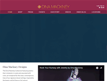 Tablet Screenshot of dinamackney.com